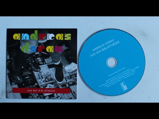 Andreas Dorau Aus Der Bibliotheque GER Adv Cardcover CD 2014 Synthpop
