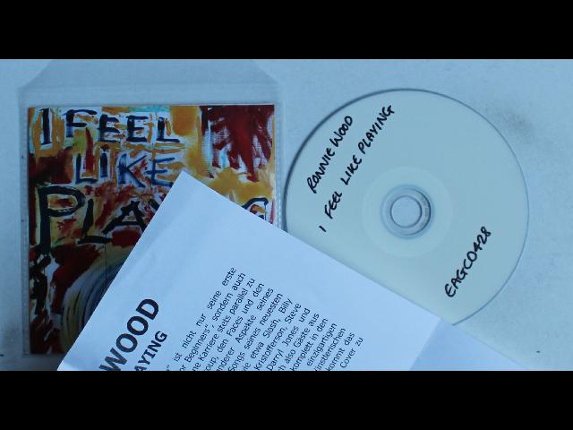 Ron Wood I Feel Like Playing EU Adv CDR 2010 + PR-Insert