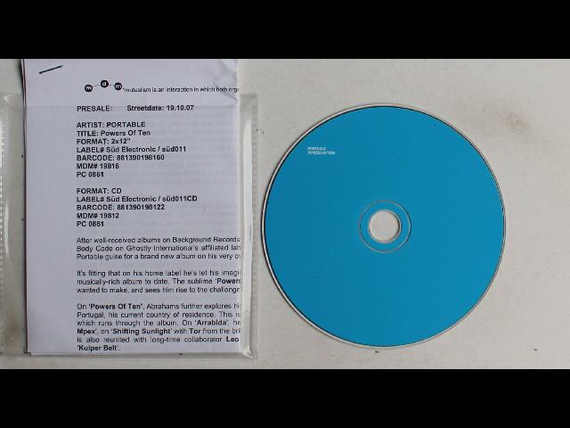 Portable Powers Of Ten UK ADV CD 2007 + PR-Sheets House