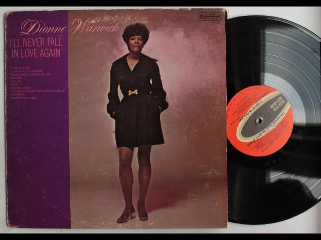 Dionne Warwick I'll Never Fall In Love Again US LP 1970 Soul