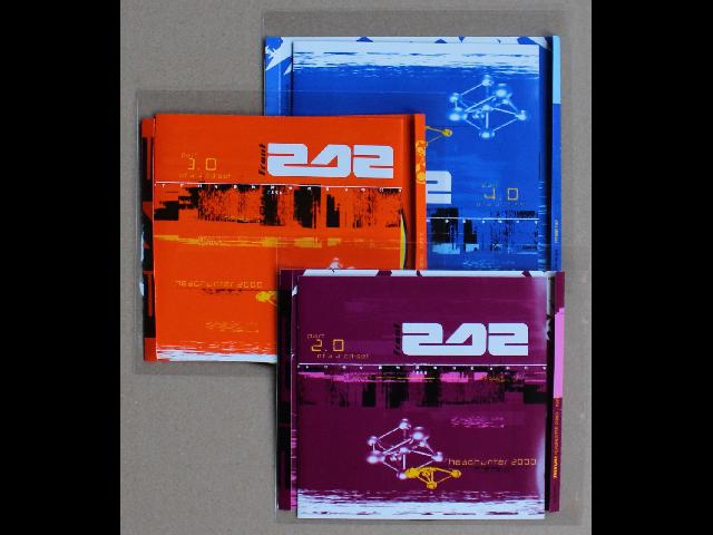 Front 242 Headhunter 2000 2.0/3.0/4.0 - Bundle 3x CD-Maxi New! Free PP Germany!