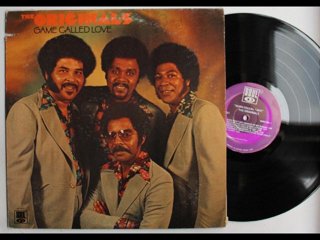 The Originals Game Called Love US LP 1974 Soul Label - Soul Funk