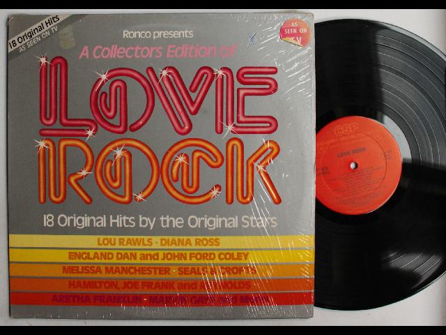 Love Rock US LP 1980 Soul Barry White Hollies Lou Rawls Marvin Gaye Diana Ross