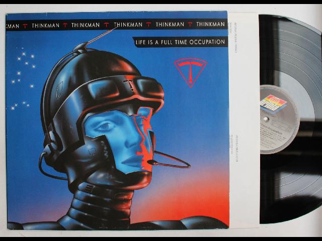 Thinkman Life Is A Full Time Occupation EU LP 1988 + Innerbag Rupert Hine Synth