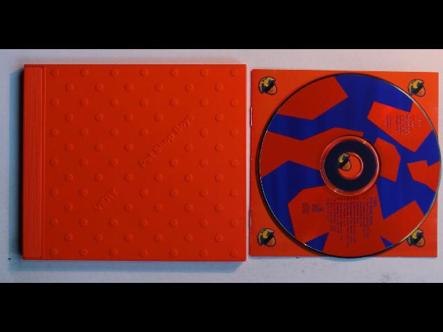 Pet Shop Boys Very US CD 1993 Orange Relief Case