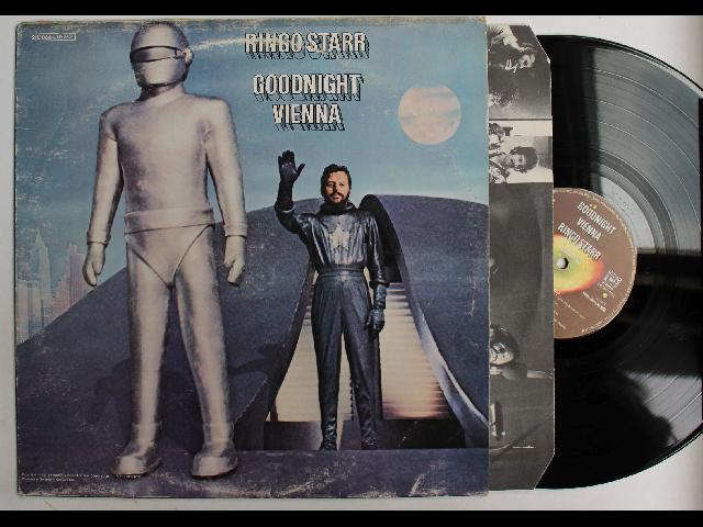 Ringo Starr Goodnight Vienna France LP 1974 + Innerbag