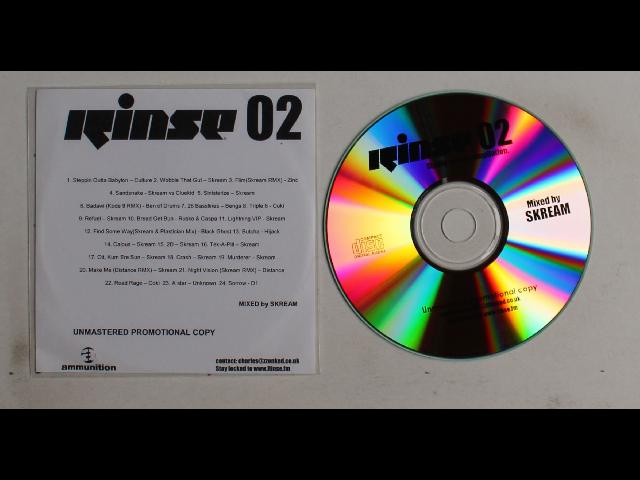 Skream Rinse: 02 UK ADV CDR 2007 Dubstep
