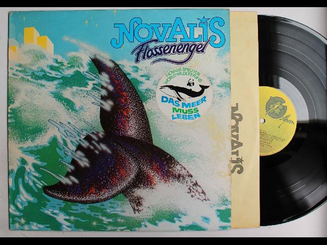 Novalis Flossenengel GER LP 1979 + Innerbag Hypesticker Prog Rock