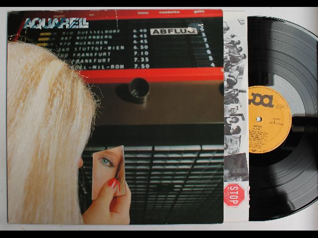 Aquarell Abflug GER LP 1981 + Innerbag Folk Rock