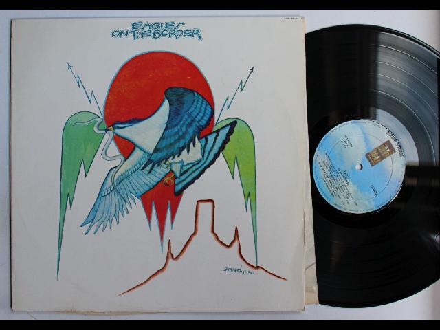 Eagles On The Border = En La Frontera Spain LP 1974 Hispavox Flap