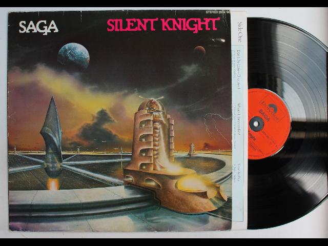 Saga Silent Knight GER LP 1980 + Innerbag Prog Rock