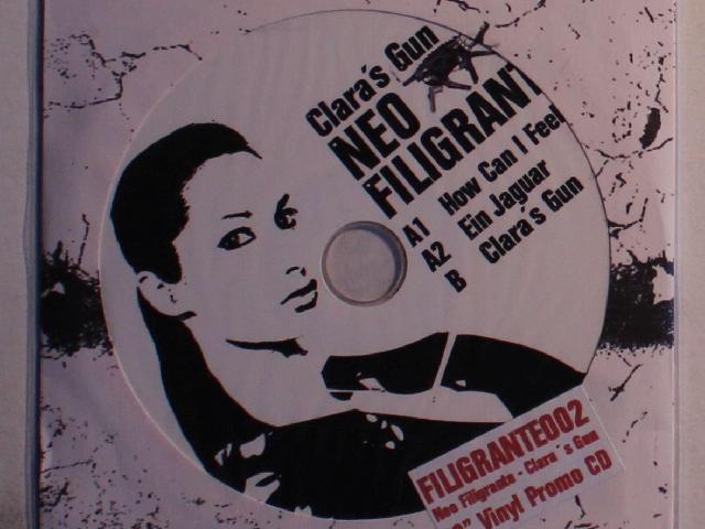 Neo Filigrante Clara's Gun GER Adv CDR 2006 Printed Papersleeve Hypesticker