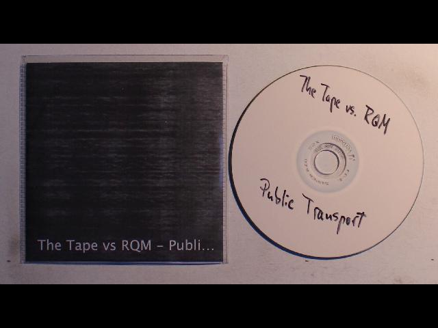 The Tape vs. RQM Public Transport GER Adv  CDR 2007 Hip Hop Electronic