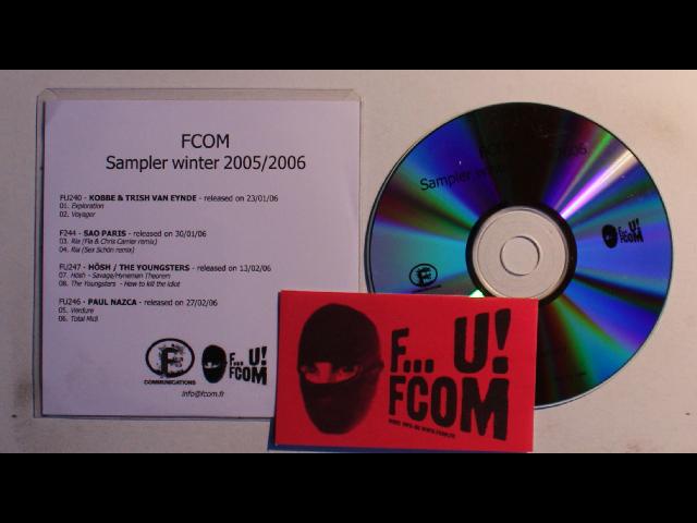 FCOM Sampler Winter 2005/2006 GER ADV CDR  + Sticker Kobbe & Trish Van Eynde