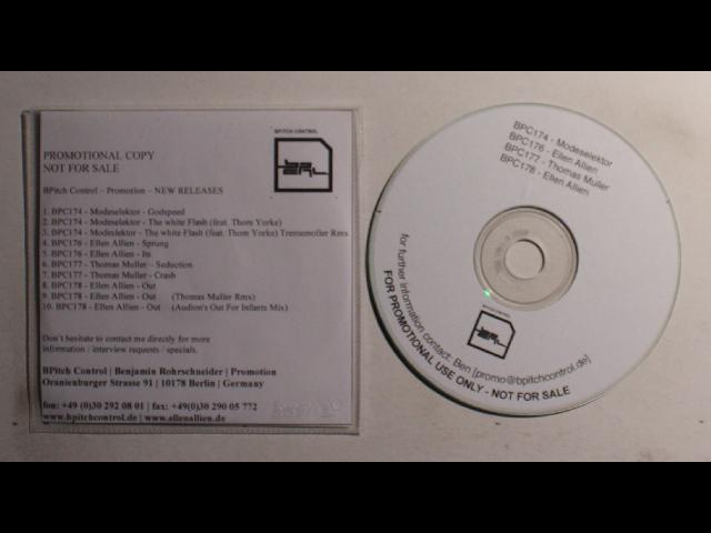 BPitch Control - Promotion - New Releases GER CDR Modeselektor Ellen Allien